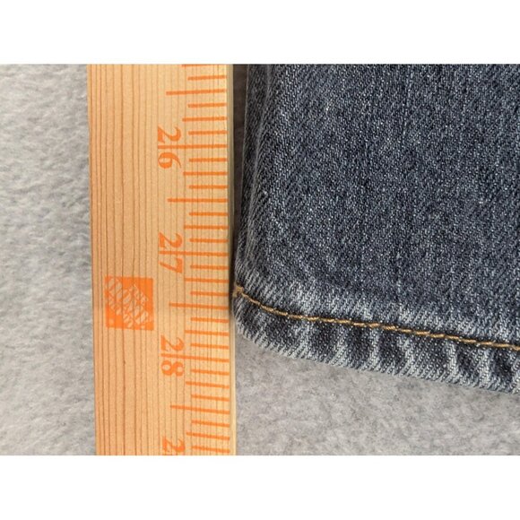 Bullhead Denim Co Jeans Mens 34x30 Gray Washed Slim Fit Zip Fly Straight Leg - Picture 6 of 15